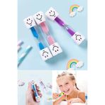 Munico Çocuklar Için Diş Fırçalama Çok Renkli 1 Dakika Kum Saati Smiley Timer Küçük Hediye Moda Ev Dekor