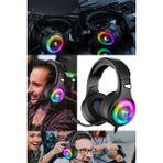 Munico Dj Gaming Oyuncu Donanum Kulaklığı Mikrafonlu Kulak Yastık Kalite Cihaz Tüm Bilgisayarlara Uyumlu