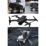 Munico Drone Profesyonel Engel Kaçınma Çift Kamera Katlanabilir Rc Uzaktan Kumanda Helikopter Oyuncak Şık - Çok Renkli