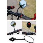 Munico Hortum Bükülebilir Scooter 360 Derece Için Motosiklet Aynası Bisikleti Dikiz Ayarl Için Ideal Seçim