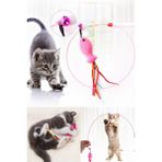 Munico Kedi Kedi Tel Renkli Oyun Tüylü Hindi Tüyleri Komik Alet Oyuncaklar Kedi Çubuğu So Için Ideal Seçim