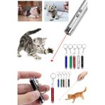 Munico Mini Anahtarlık Lazer Kedi Köpek Eğlenceli Aliminyum LED Oyuncak 3 Fonksiyonlu Kedi Oynatmak Için