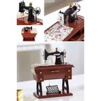 Munico Mini Dikiş Makinesi Doğum Günü Hediyesi Müzik Kutusu Masa Dekorasyonu Eğlenceli Tatlı Dekor Nostalji