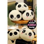 Munico Pamuk Panda Görünümlü Yastık Tatlı Hediyelik Kızların Bayıldığı Sevimli Panda Yastık Sevimli Bebek