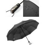 Munico Tam Otomatik Şemsiye Iş Adamı Unisex Siyah Akıllı Waterproof Rüzgar Engelleyici Şemsiye Ev Iş Katlam