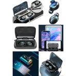 Munico Tws Bluetooth Kulaklık Şarj Kutusu LCD Ekran Kablosuz Kulaklık Stereo Spor Kulaklık Akıllı Telefon