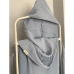 Munu Design Babyhome Müslin Bebek Banyo Kurulama Örtüsü - Gri