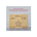 münzevi İsme Özel Masaüstü Rahle/ Kitap Tutucu - Mescid-i Aksa Model 011
