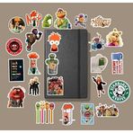 Muppet Show Sticker Paketi/Bullet Journal Defter Çıkartma Ajanda Laptop Etiket