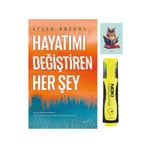 Müptela Yayınları Hayatımı Değiştiren Her Şey-Ayşen Bozkuş-Sarı Fosforlu Kalem-Not Defteri Seti