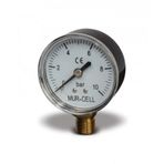 Mur-cell 0-10 Bar Meck 1/4" Çıkış Manometre