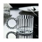 Murahze Cam Boncuk Kulplu Bardak Seti – 250 ml Koyu Kupa Bardak, Çay Kahve Su Meşrubat Için Şık ve Dayanıklı Tasarım - 0 - Siyah - Option-1