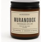 Muranobox Amber Cam Kavanoz Mum - Tarçın - 1 Adet