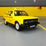 Murat 131 1/36 Ölçek *c&c Model Garage* Çek Bırak Diecast Metal Model Oyuncak Araba - Sarı Dev