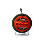 Murat Hiva 4lü Elektrik Seyyar Makaralı Uzatma Kablo 3x2.5mm 50m