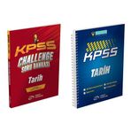 Murat KPSS Tarih CHALLENGE Çözümlü Soru Bankası ve Defter Seti 2 Kitap Murat Yayınları