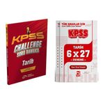 Murat KPSS Tarih CHALLENGE Çözümlü Soru Bankası ve Deneme Seti Murat ve Bigelio Yayınları
