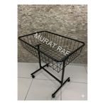 MURAT RAF Tekerlekli Havuz Sepet 60x90cm Mağaza Sepeti Çok Amaçlı