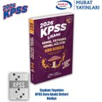 Murat Yayınları 2026 Kpss Gygk Lisans 5 Ders Tek Kitap Soru Bankası Tamamı Çözümlü