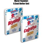 Murat Yayınları 2026 Yeni Baskı 9.sınıf Biyoloji - Coğrafya Öğrencim Defteri | 2'li Set