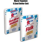 Murat Yayınları 2026 Yeni Baskı 9.sınıf Edebiyat-Fizik Öğrencim Defteri | 2'li Set
