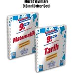 Murat Yayınları 2026 Yeni Baskı 9.sınıf Matematik - Tarih Öğrencim Defteri | 2'li Set
