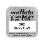 Murata 362 SR721SW 5'li Saat Pili