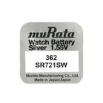 Murata 362 SR721SW Saat Pili