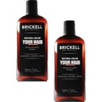 Murays Brickell Erkeklere Için Saç Sakal Beyazlık Giderci Renklendirci Bakım Şampuanı 300 ml 2 Adet - 1li