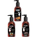 Murays Süper Playboy 3 Adet Playboy Çilek Aromalı Kokulu ve Isıtıcılı Rahatlatıcılı Vücut Masaj Yağı - 1li