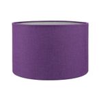 Mürdüm Abajur Başlığı Çap 30 Cm Silindir A861 Mürdüm