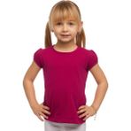 Mürdüm Basic Kız Çocuk Sıfır Yaka Karpuz Kol Tişört - 2 Yaş
