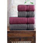 Mürdüm Home Banyo Havlu Seti Hamam Takımı 4'lü