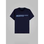 Murphy & Nye GAFF Bisiklet Yaka Düz Lacivert Erkek T-Shirt
