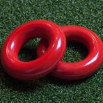 Murray Sporting Goods Golf Salıncak Ağırlık Yüzüğü (2'li Paket) | Kırmızı Golf Kulübü Salıncak Antrenman Yüzükleri - Ağırlıklı Golf Donut Aksesuarı Golf Egzersizi, Antrenman veya Isınma için İyi
