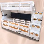 Mürsel Mobilya Lyra Sleep Mdf Ranzası - Beyaz - 90 x 190 cm