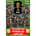 MUS Kutu Oyunları FIFA World Cup 2026 Özel Seri Futbolcu Kartları Dünya Kupası Koleksiyonu Sınırlı Stok Ekstra Kalın Futbol Kartı (10'lu Kart)