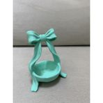 Mus3D Şık Sunum Fiyonklu Lokumluk ve Çikolatalık - (1 Adet) 10 Renk Seçeneğiyle (Boyut 10 Cm) - (No Color) - su yeşili