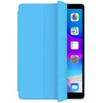Musal iPad 2/3/4 İç Yüzeyi Kadife Lüx Standlı Tablet Kılıf - Mavi