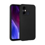 Musal Xiaomi Redmi 12C Kamera Çıkıntılı Soft Silikon Siyah Cep Telefon Kılıfı