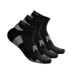 MuscleCloth 3'lü Siyah Stay Fresh Çorap