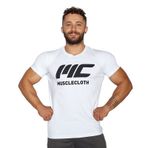 MuscleCloth Basic Beyaz T-Shirt