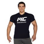 MuscleCloth Basic Lacivert T-Shirt