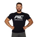 MuscleCloth Basic Siyah T-Shirt