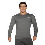 MuscleCloth Basic Uzun Kollu Gri T-Shirt
