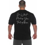 MuscleCloth Feel Alive Oversize Siyah Erkek T-Shirt