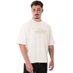 MuscleCloth Icon Heavyweight Beyaz Erkek Oversize T-Shirt