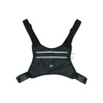 Musclecloth Koşucu Göğüs Çantası Siyah Dayanıklı Polyester Malzeme ile Rahat Taşıma - Standart