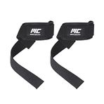MuscleCloth Lifting Straps Siyah Standart Padded