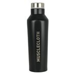 MuscleCloth Paslanmaz 500 ml Siyah Çelik Termos